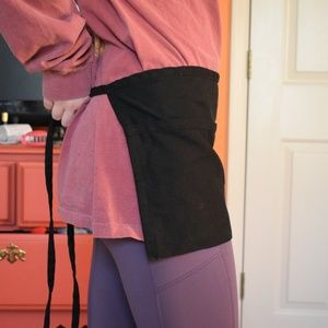 Black Waitress Apron